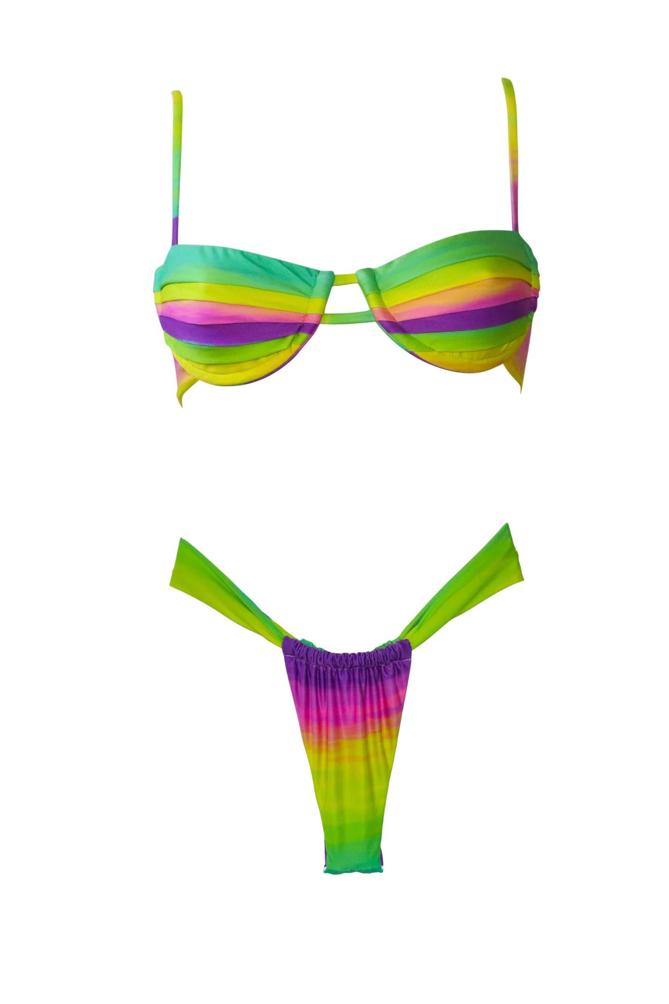 Bra Draped Multicolor Obsession (Top y Bottom)